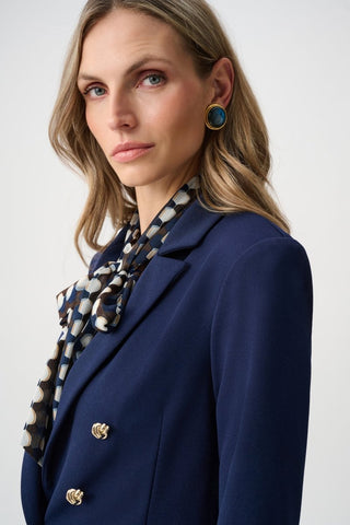 Sarella Scuba Crepe Fitted Blazer - Dresses Boutique B.V.