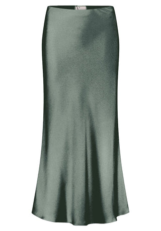 Satijnen rok Evening Green - Dresses Boutique B.V.