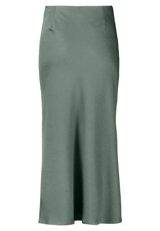 Satijnen rok Evening Green - Dresses Boutique B.V.