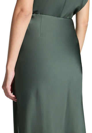 Satijnen rok Evening Green - Dresses Boutique B.V.