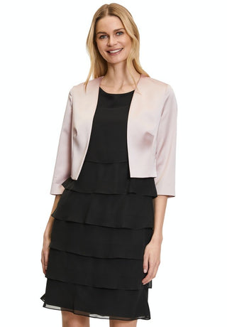Satin bolero jkt Foggy rose - Dresses Boutique B.V.