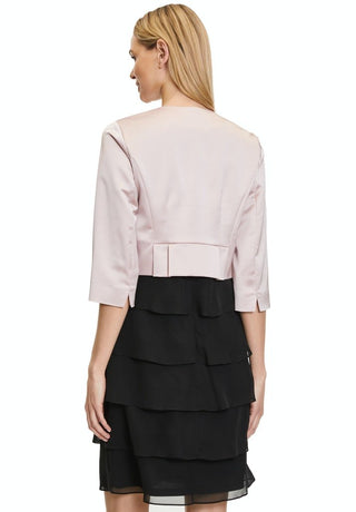 Satin bolero jkt Foggy rose - Dresses Boutique B.V.