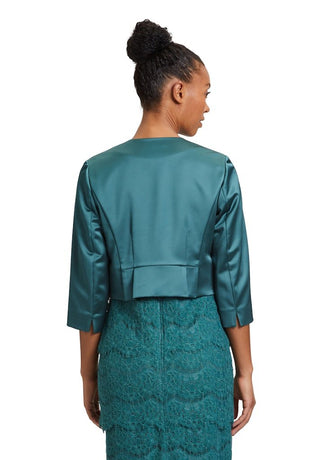 Satin bolero jkt Dark Emerald - Dresses Boutique B.V.