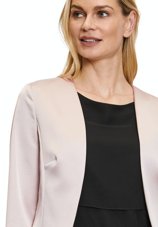 Satin bolero jkt Foggy rose - Dresses Boutique B.V.