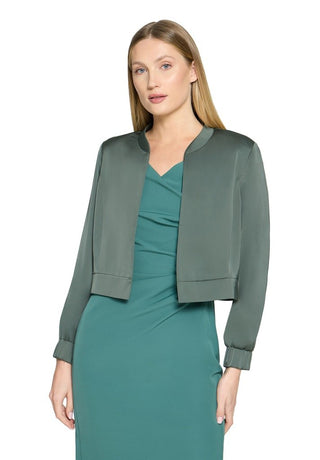 Satin short jacket - Dresses Boutique B.V.