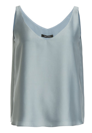 Satin sleeveless top - Dresses Boutique B.V.