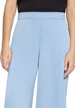 Satin wide pants Soft Sky - Dresses Boutique B.V.