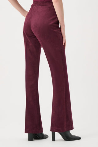 Scuba Suede Flared Pull - On Pants - Dresses Boutique B.V.