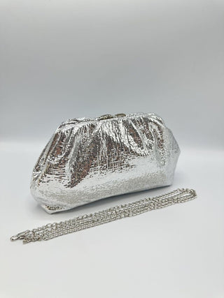 Shain clutch Silver - Dresses Boutique B.V.