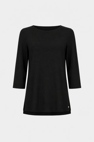 SilkyKnitStraightTunicBlack__1