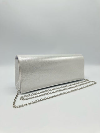 Simpla clutch Silver - Dresses Boutique B.V.