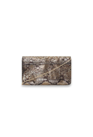 Snake X clutch Black - Dresses Boutique B.V.