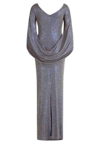 Sparkla dress Blue Gold - Dresses Boutique B.V.