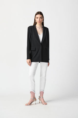 Straight Blazer Black - Dresses Boutique B.V.