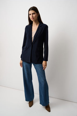 Straight Blazer Midnight blue - Dresses Boutique B.V.