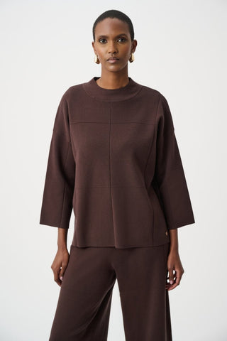 Straight Sweater with Mock Neck - Dresses Boutique B.V.