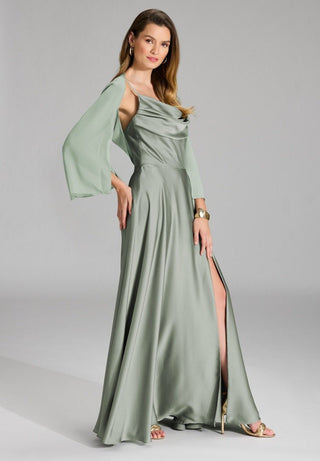 Thin chiffon stole Pistachio Green - Dresses Boutique B.V.