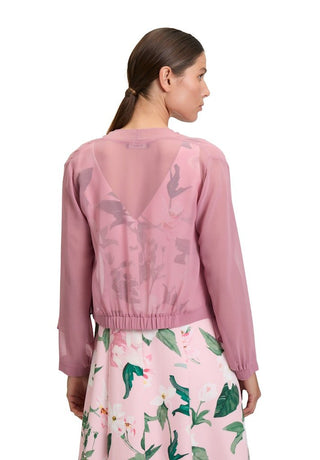 Tiana chiffon jacket Desert Rose - Dresses Boutique B.V.