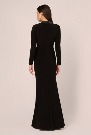 Tuxedo long dress Black - Dresses Boutique B.V.