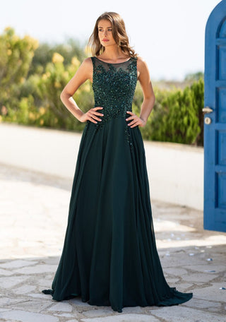 Ussi dress Botanical green - Dresses Boutique B.V.