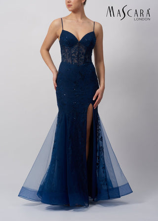 Ussi dress MC113215 Navy - Dresses Boutique B.V.