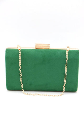 Velvetta clutch Green - Dresses Boutique B.V.