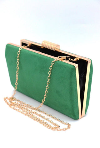 Velvetta clutch Green - Dresses Boutique B.V.