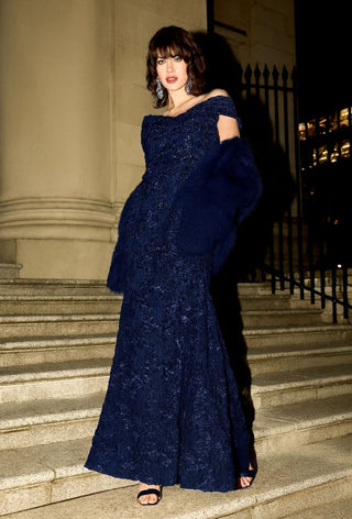 Verienna dress Navy - Dresses Boutique B.V.