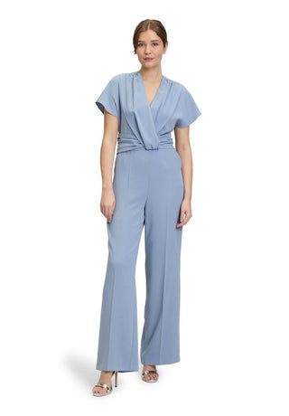Vinny jumpsuit Light steel blue - Dresses Boutique B.V.