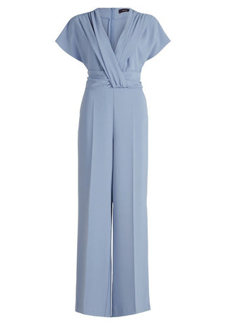 Vinny jumpsuit Light steel blue - Dresses Boutique B.V.
