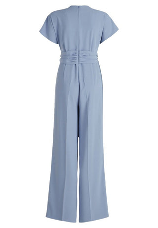 Vinny jumpsuit Light steel blue - Dresses Boutique B.V.