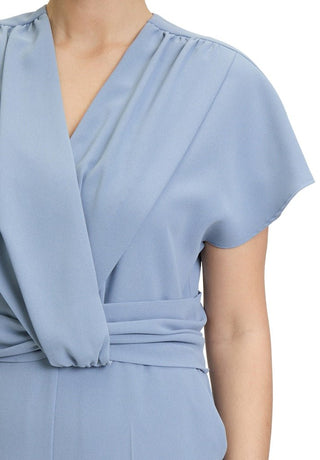 Vinny jumpsuit Light steel blue - Dresses Boutique B.V.