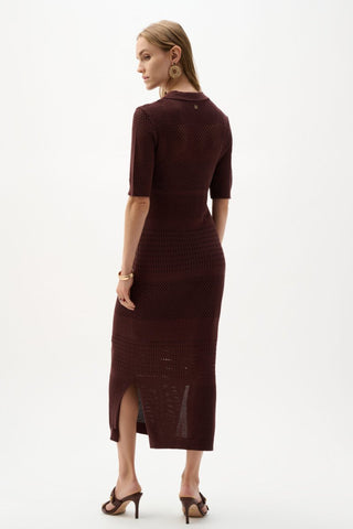 Viscose Sweater Knit Straight Dress - Dresses Boutique B.V.