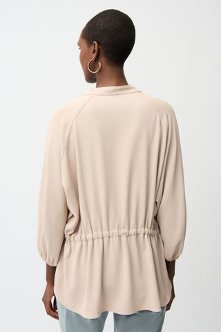 Woven Twill Boxy Top - Dresses Boutique B.V.