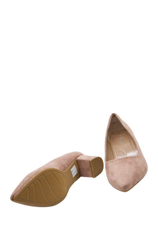Block suedine pump - Dresses Boutique B.V.