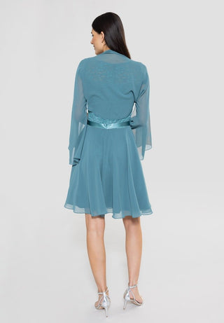 Chiffon bolero magic green - Dresses Boutique B.V.