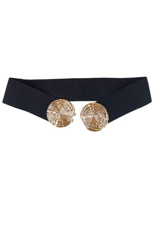 Double boucle belt Black - Dresses Boutique B.V.