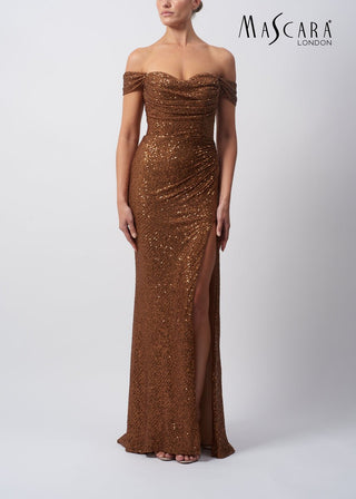 Felly dress MC162171 Bronze - Dresses Boutique B.V.