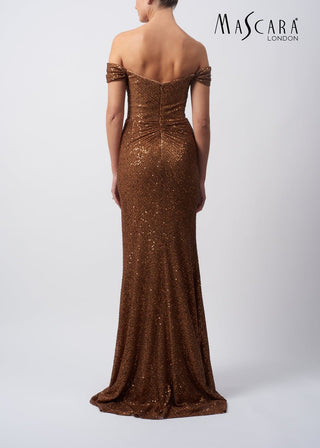 Felly dress MC162171 Bronze - Dresses Boutique B.V.