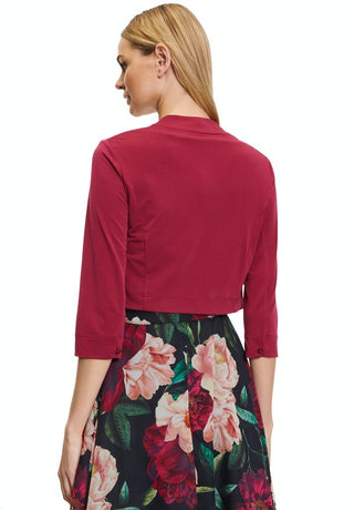 Jersey blzr jacket Ruby red - Dresses Boutique B.V.