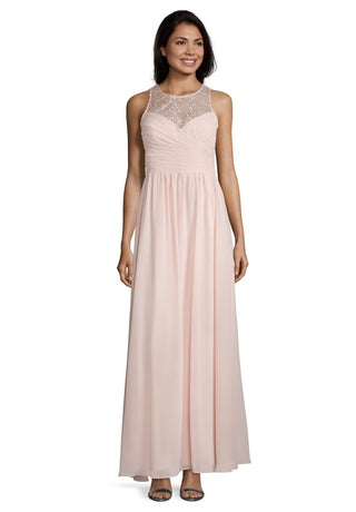 Lace maxi evening dress Blush - Dresses Boutique B.V.