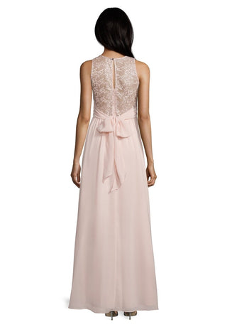 Lace maxi evening dress Blush - Dresses Boutique B.V.