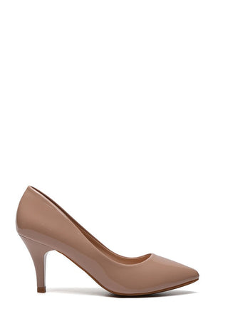 Lak pump nude - Dresses Boutique B.V.