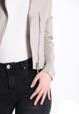 Leather biker jacket - Dresses Boutique B.V.