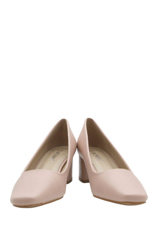 PU leather block pump - Dresses Boutique B.V.