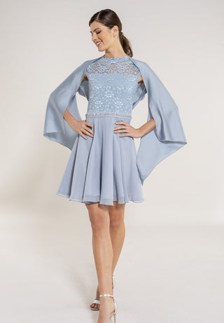 Satijn chiffon stola - Dresses Boutique B.V.