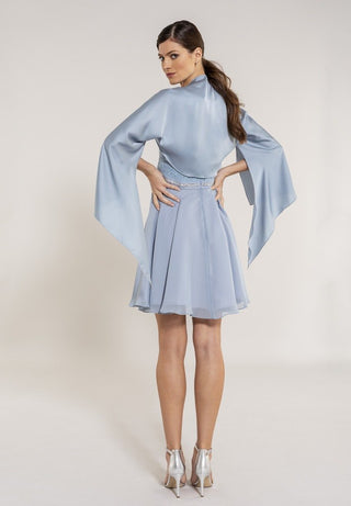 Satijn chiffon stola - Dresses Boutique B.V.