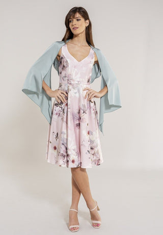 Satijn chiffon stola - Dresses Boutique B.V.