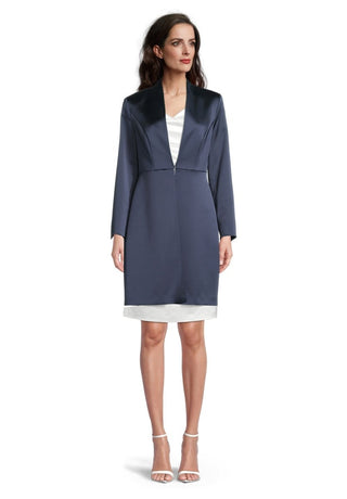 Satin blazer long - Dresses Boutique B.V.