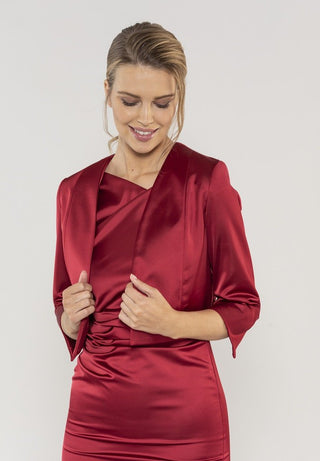 Satin bolero Rio red - Dresses Boutique B.V.